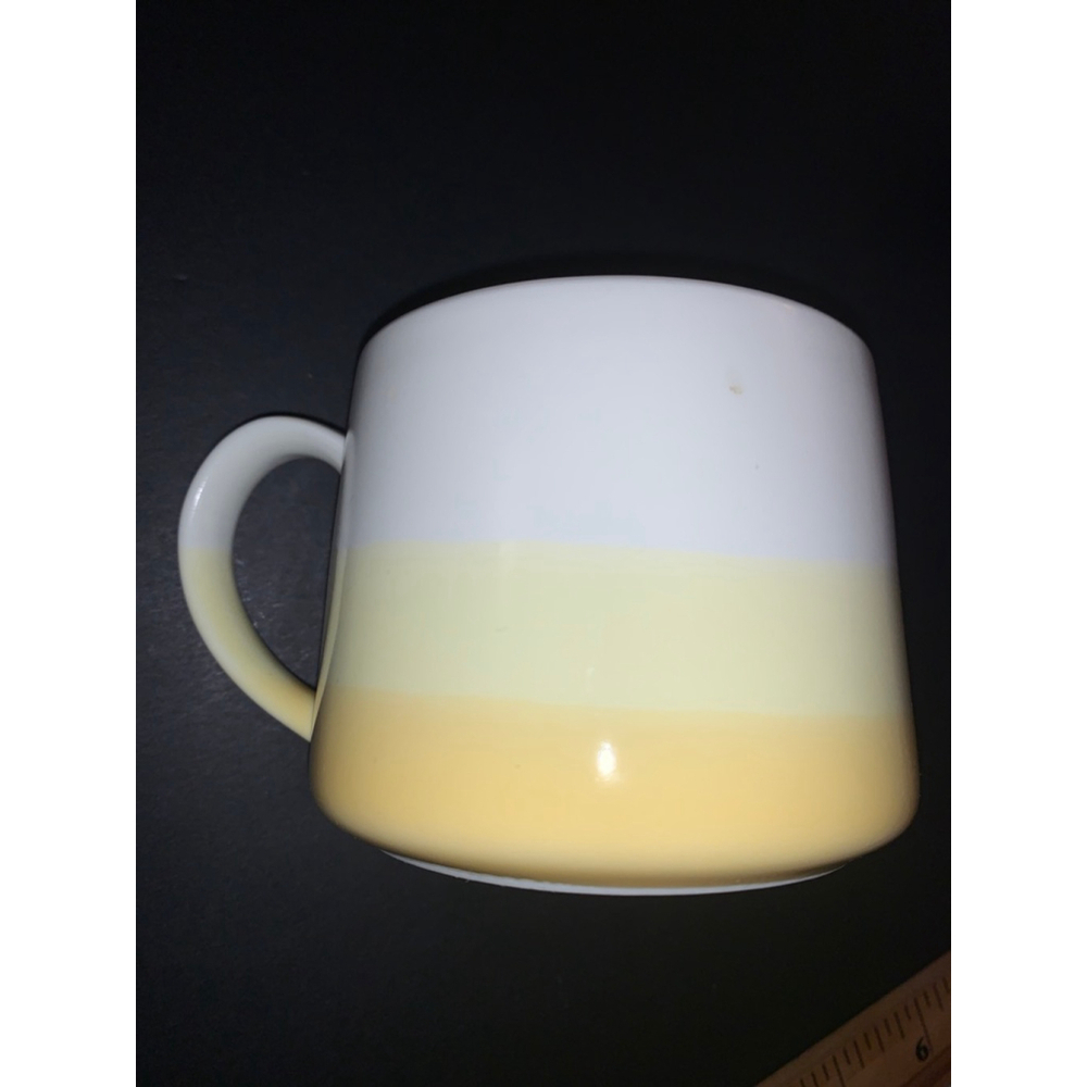 Starbucks White Yellow Ombre Mug 10 fl oz One Size
